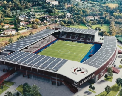 Nuovo stadio di Arezzo: presentato il progetto in comune