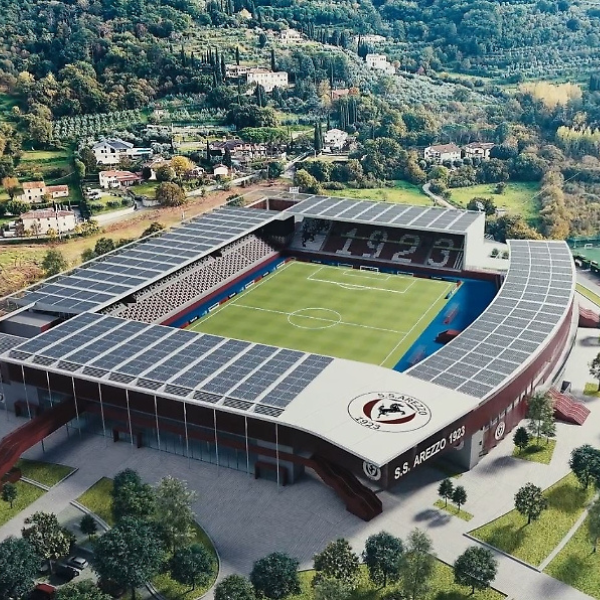 Nuovo stadio di Arezzo: presentato il progetto in comune